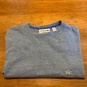 Lacoste V-Neck Tee - Blue